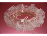 Подвязка свадебная итальянское кружево айвои украшена бисером стразами и жемугом цена купить магазин
